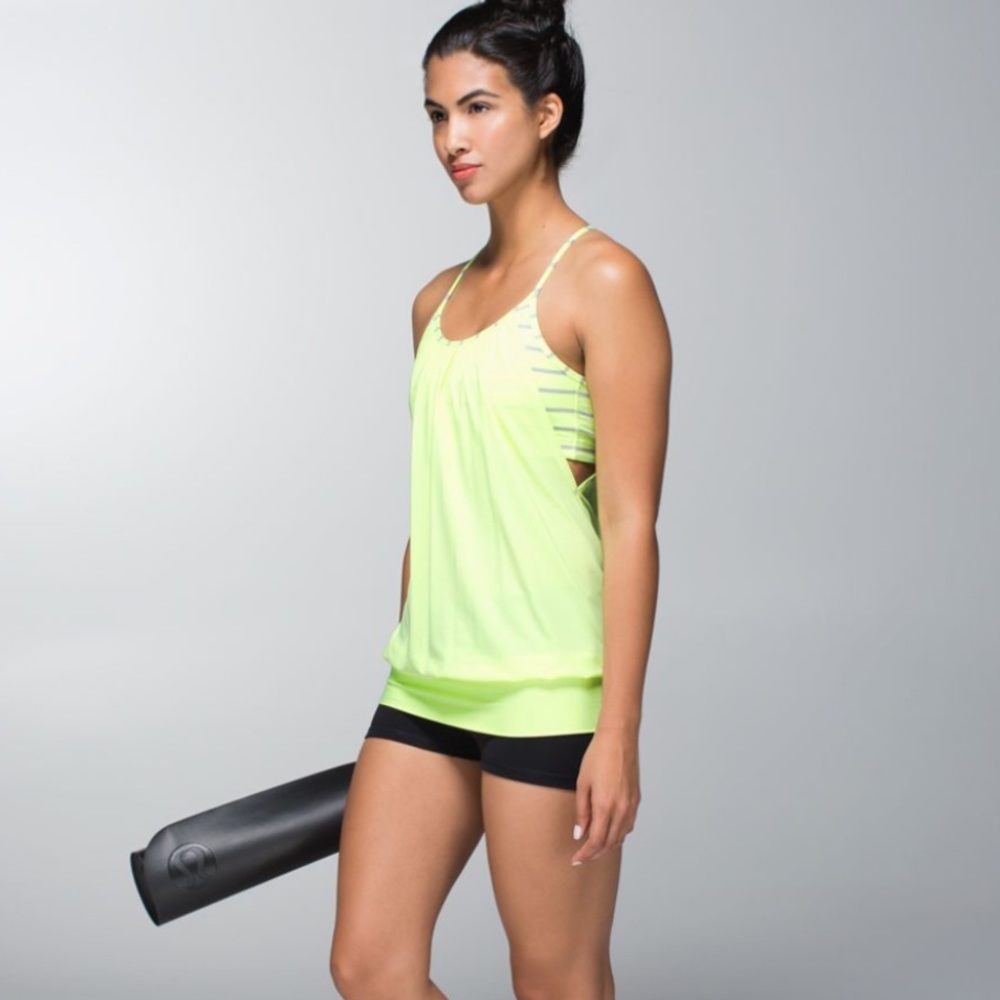 Lululemon No Limits Tank
Clear Mint / Deauville Stripe Clear Mint
